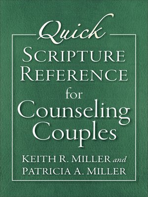 cover image of Quick Scripture Reference for Counseling Couples